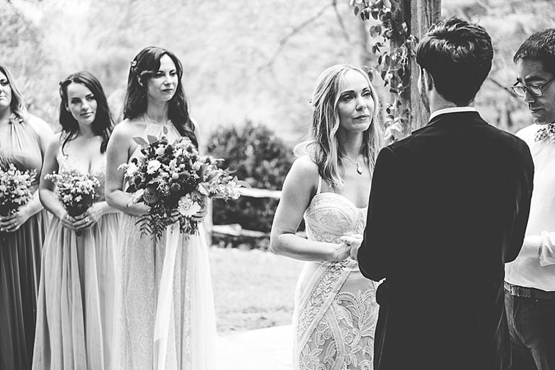 the Umstead wedding photography outdoor wedding ceremony at the Umstead hotel and spa