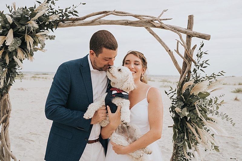 Wilmington Beach Wedding Photographer 0057 Dog Friendly Wilmington North Carolina Beach venue