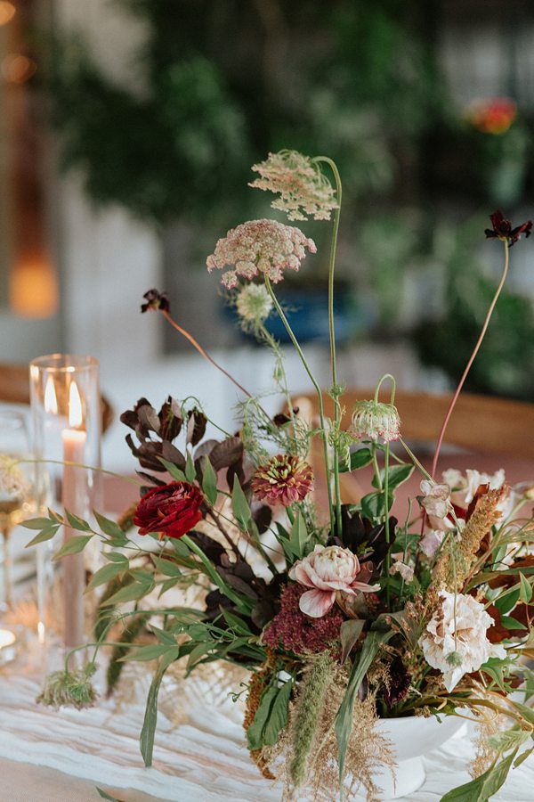 fall wedding table arrangements with queen annes lace fall wedding table arrangements with queen annes lace
