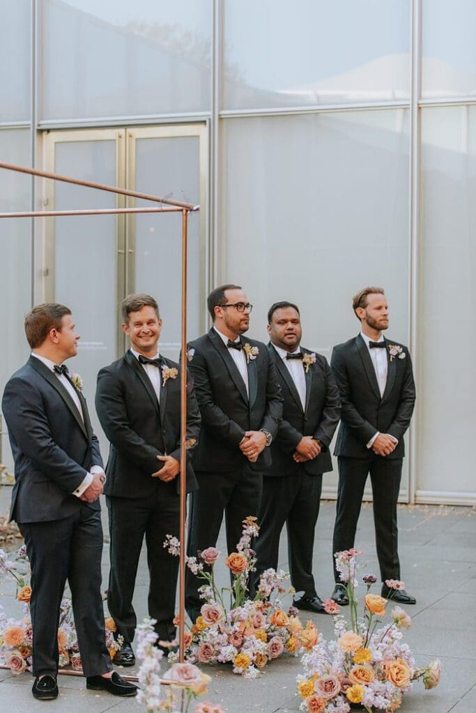Colorful Fine Art Modern Wedding Photography with wedding at NCMA Raleigh NC x