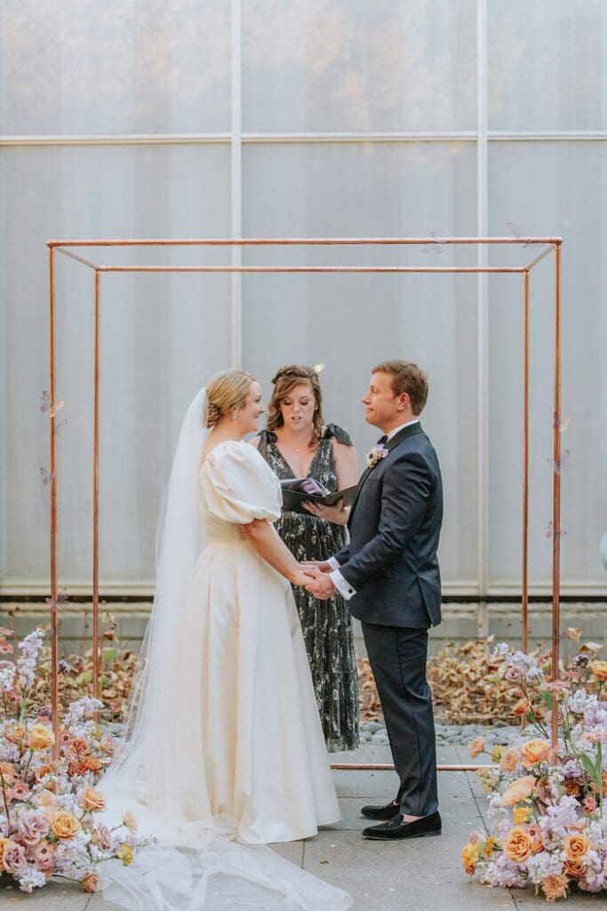 Colorful Fine Art Modern Wedding Photography with wedding at NCMA Raleigh NC x