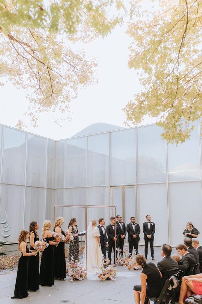 Colorful Fine Art Modern Wedding Photography with wedding at NCMA Raleigh NC x