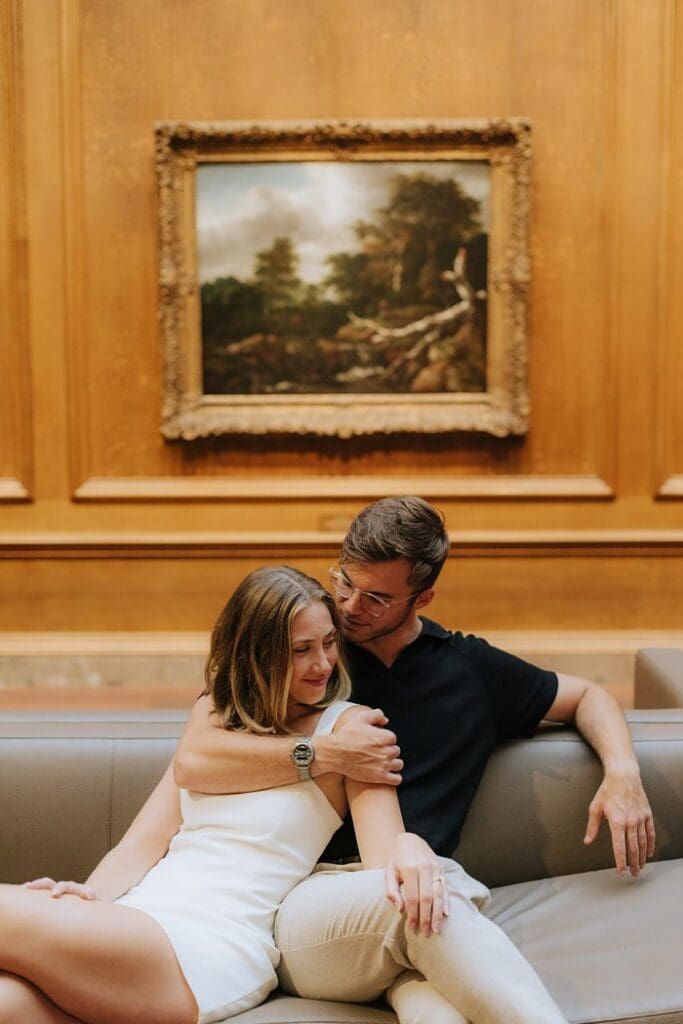National Gallery of Art DC Engagment Session DC Editorial Wedding Photographer x