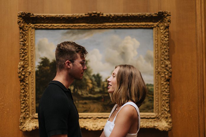National Gallery of Art DC Engagment Session DC Editorial Wedding Photographer x