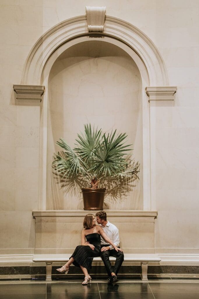 National Gallery of Art DC Engagment Session DC Editorial Wedding Photographer x National Gallery of Art DC Engagment Session DC Editorial Wedding Photographer x