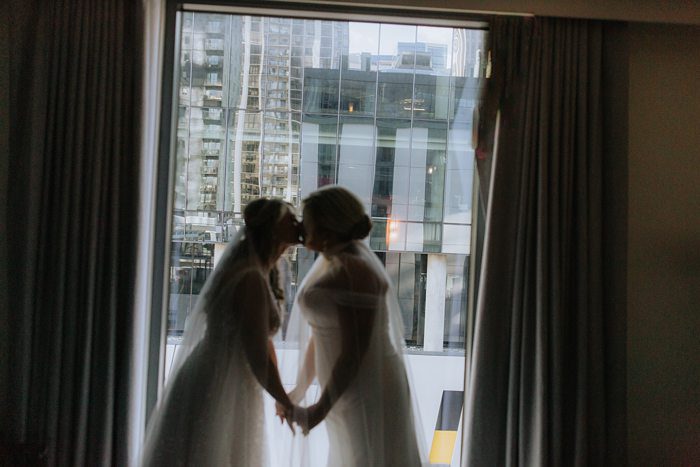 LGBTQ Wedding Photographer Moody Disco Nightclub Wedding Reception Atlanta Georgia x