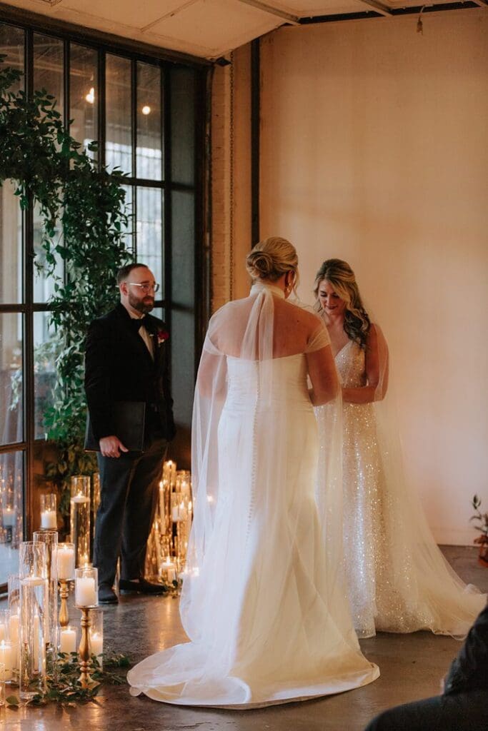 LGBTQ Wedding Photographer Moody Disco Nightclub Wedding Reception Atlanta Georgia x